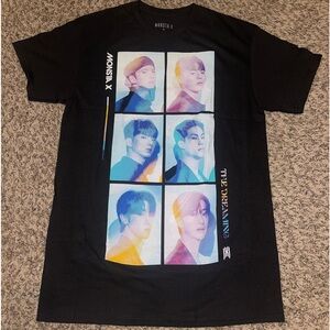 MONSTA X Iridescent Grid T-Shirt